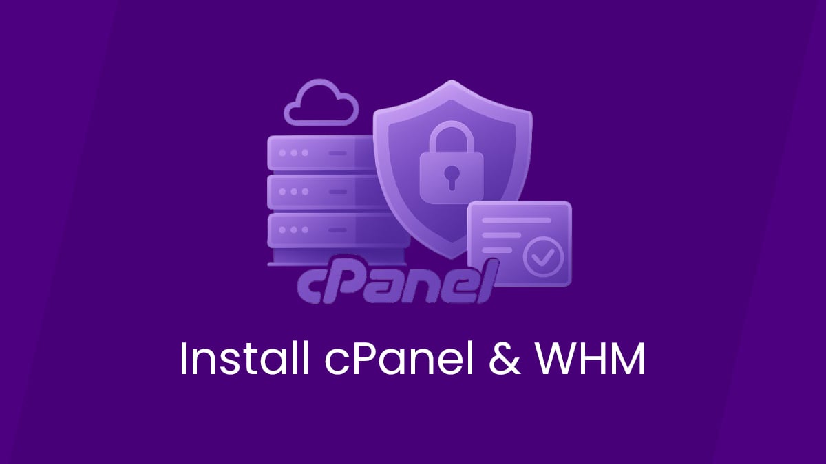 install cPanel license